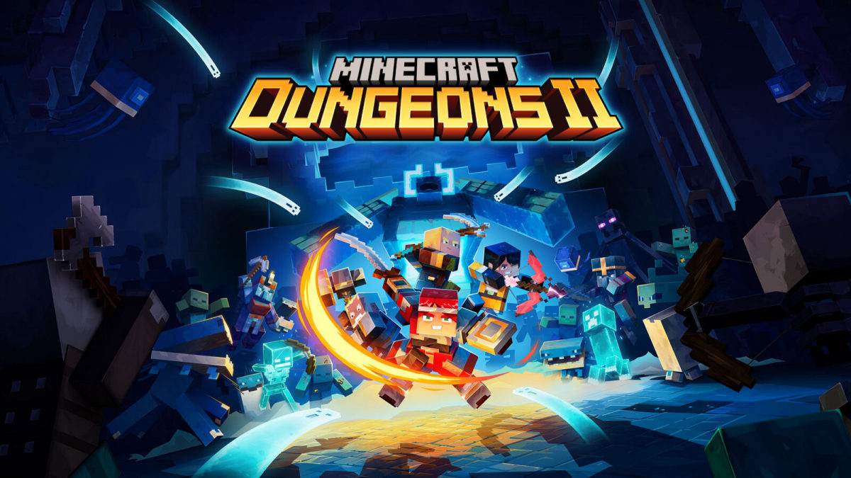Minecraft Dungeons II y sus héroes en combate