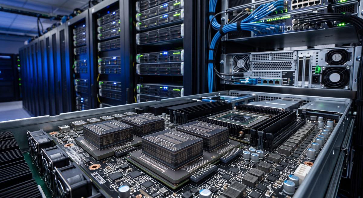 Memoria HBM de Micron utilizada para sistemas de inteligencia artificial y centros de datos